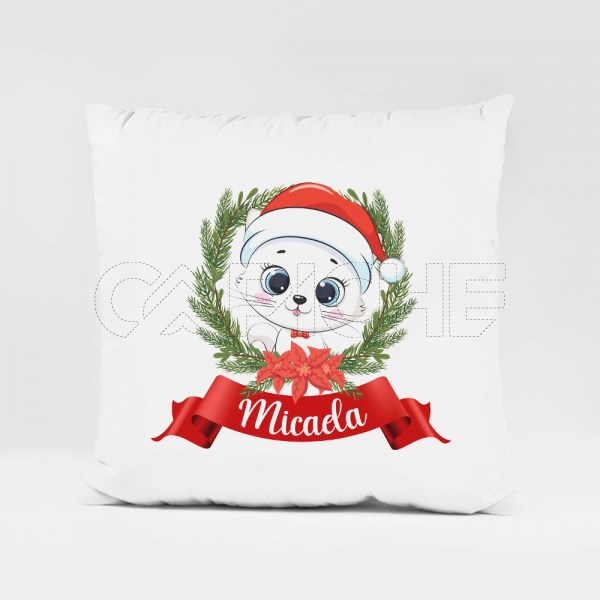 Cojín Nombre com Animais Navidad