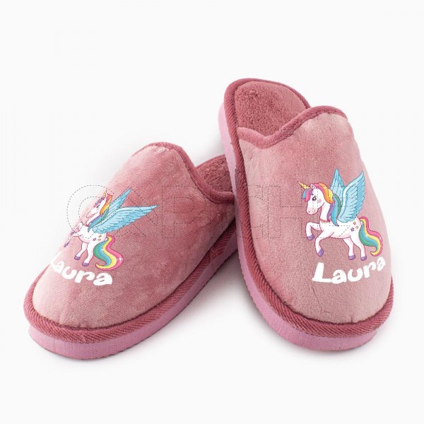 Pantufla Personalizada Unicórnio