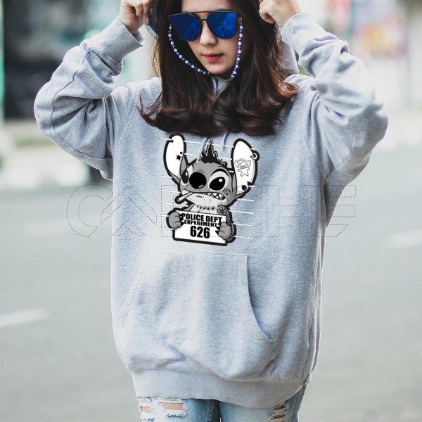 Sudadera con Capucha Stitch Punk