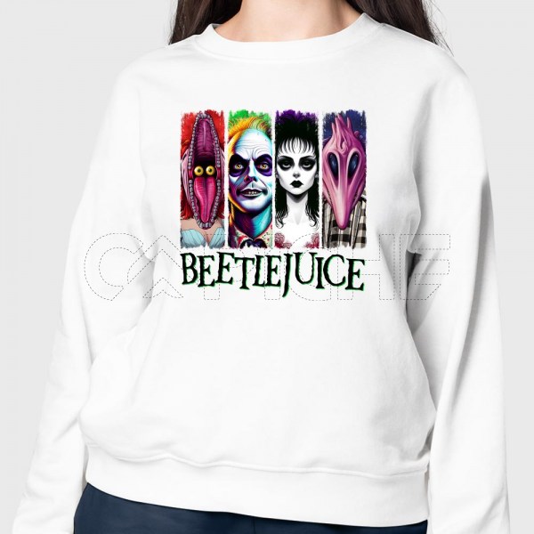 Sudadera beetlejuice faces