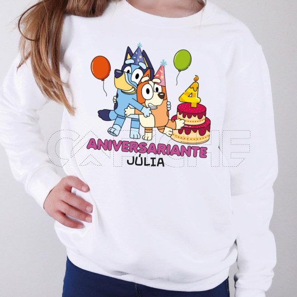 Sudadera Bluey Aniversário