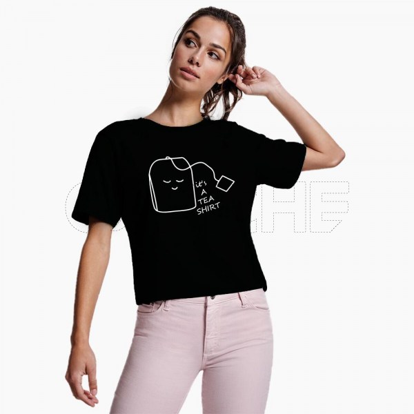 Camiseta Cropeed It´s a tea