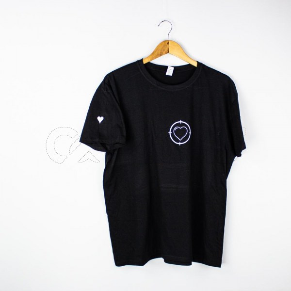 T-shirt Unisex Negro XL