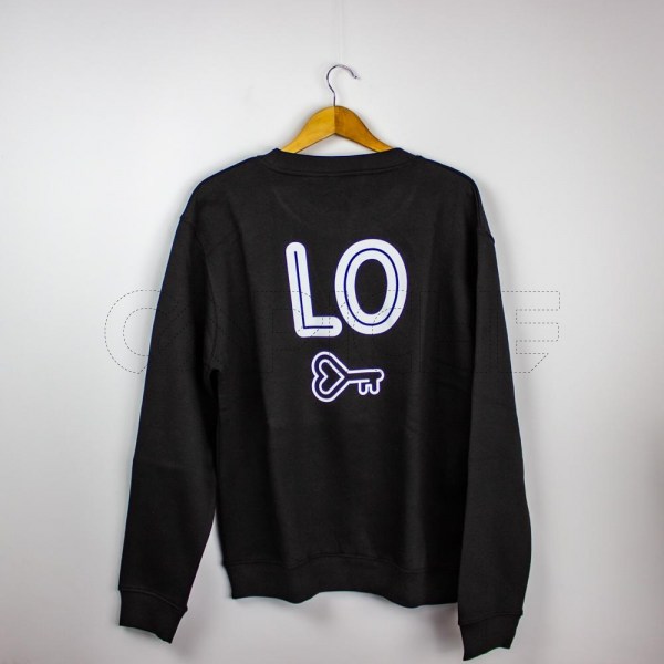 Sudadera sin Capucha / XL / Negro