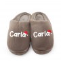 Pantufla Personalizada Pelucia Nombre