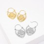 Pendientes en acero Flor lotus