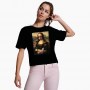 Camiseta Cropped Mona Lisa Cool