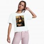 Camiseta Cropped Mona Lisa Cool