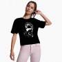 Camiseta Cropped  Cabeça estatua